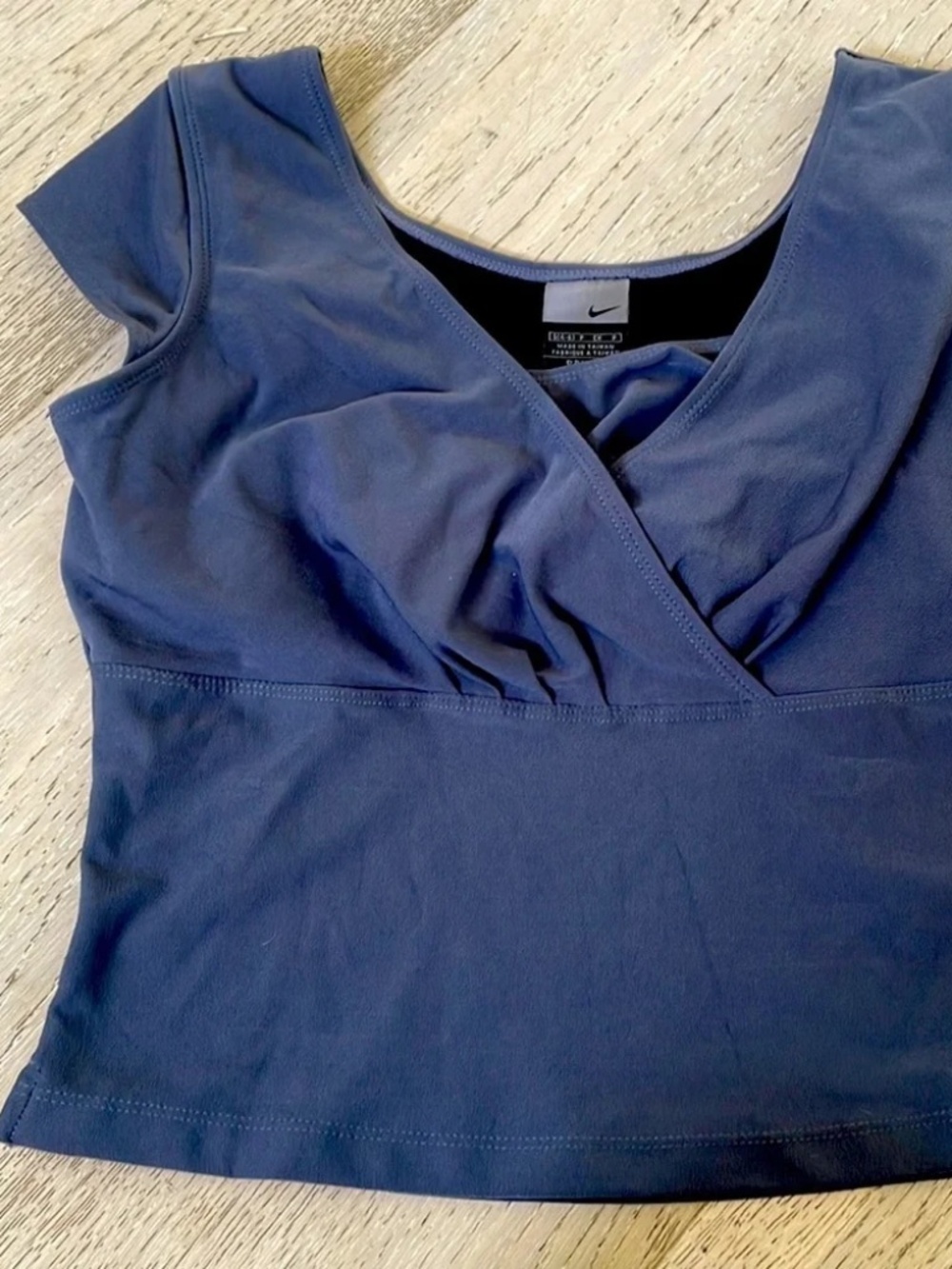 Nike Women's Dri-FIT Cropped Short cap Sleeve Top S (4-6)